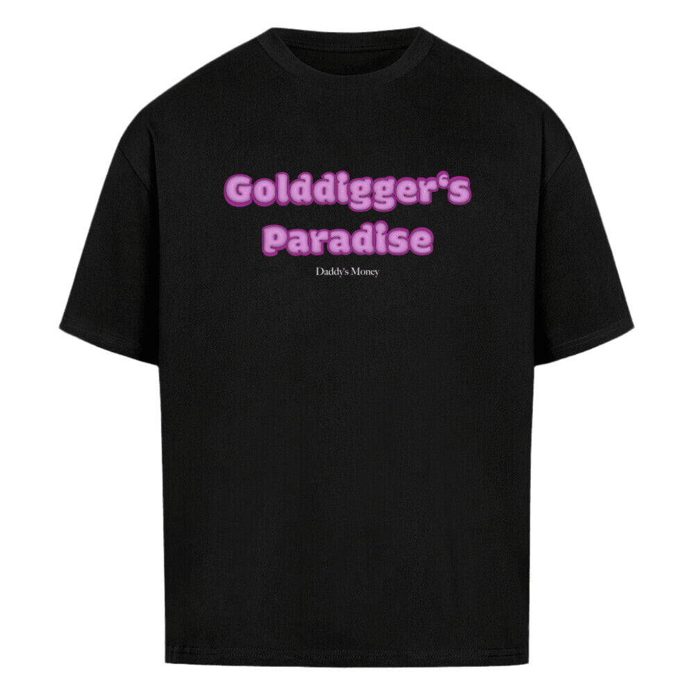 Heavy Oversized Shirt mit Golddigger's Paradise Print, stylisches Streetwear-Design für Männer und Frauen. Tees mit 240GSM.