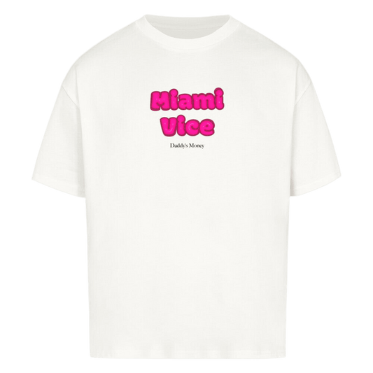 Heavy Oversized Shirt mit Miami Vice Print, stylisches Streetwear-Design für Männer und Frauen. Tees mit 240GSM.