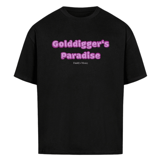 Heavy Oversized Shirt mit Golddigger's Paradise Print, stylisches Streetwear-Design für Männer und Frauen. Tees mit 240GSM.